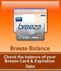 Click here to check the balance of your breeze Card/Ticket